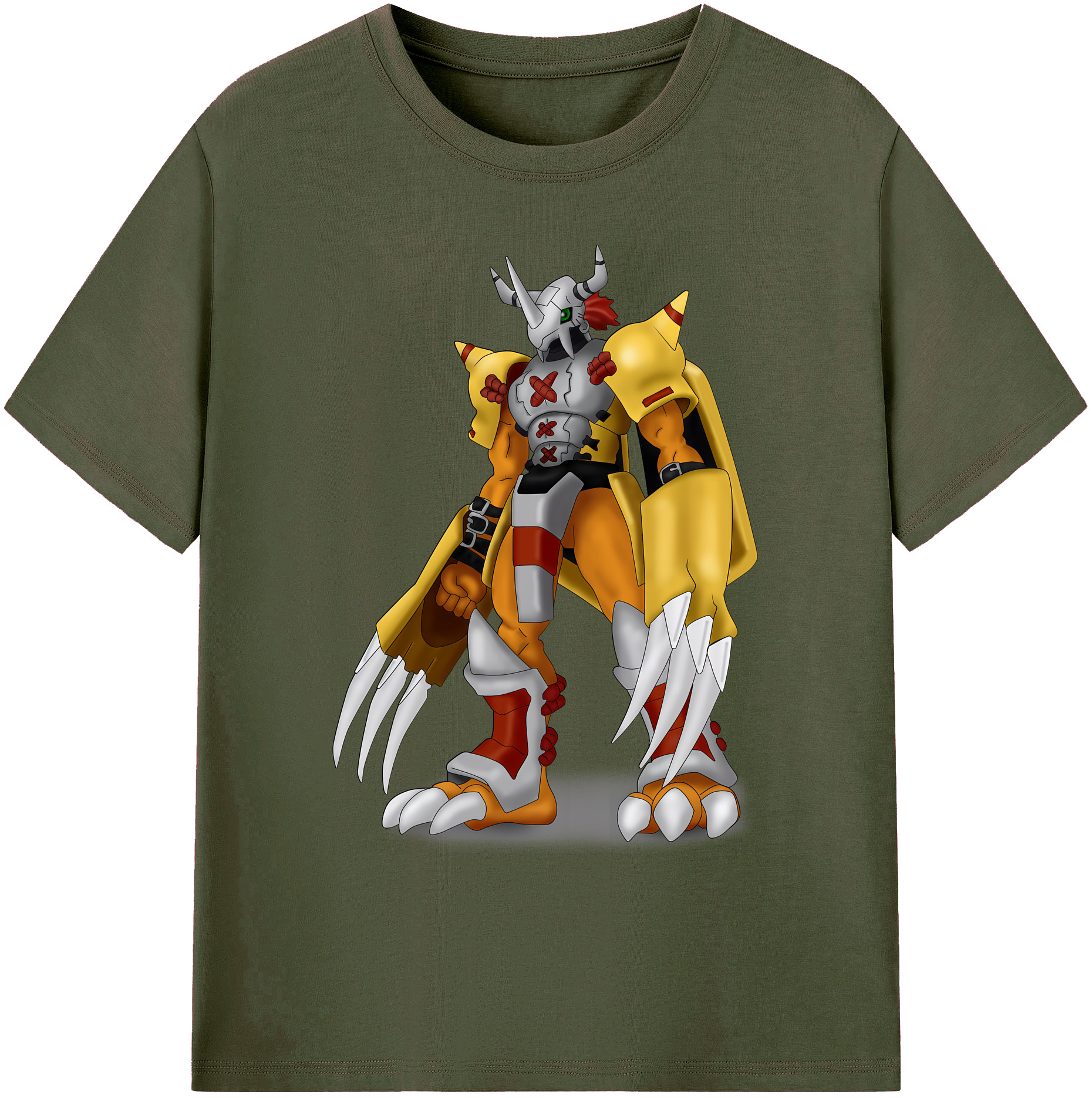 （画像用） Digimon デジタルモンスター/デジモン 綿100％ メンズ半袖Tシャツ｜肌触りやわらか＆通気性